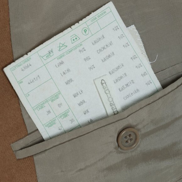 CONTE di ROMA for Stockmann (Italy) Vintage, 1970s, Wool & Cashmere - Picture 5 of 6